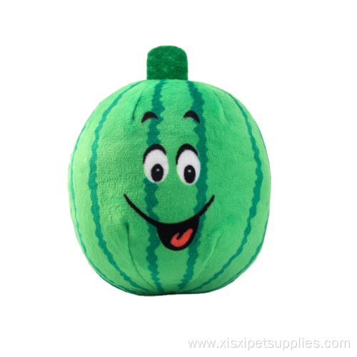 Wholesale interactive plush cartoon watermelon dog toy